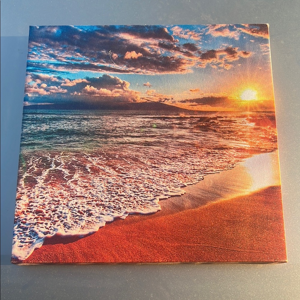 Sunset Beach Canvas Art